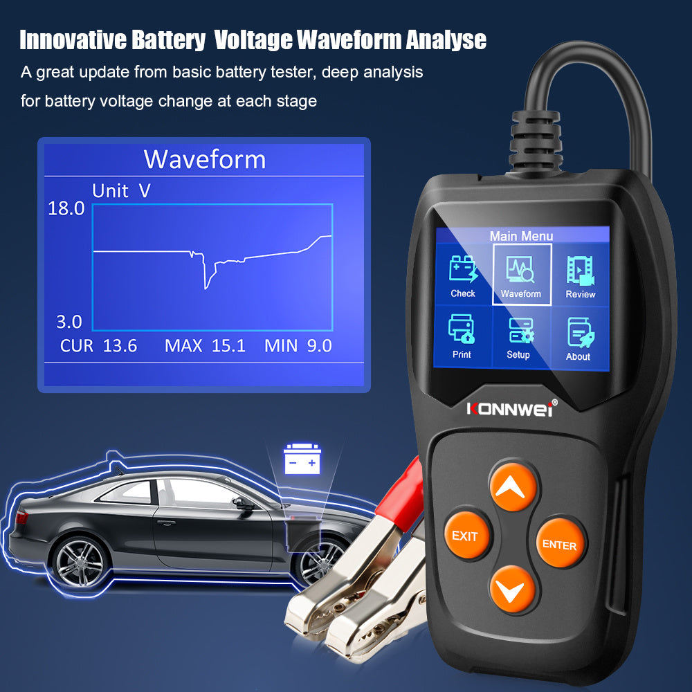 Home Motorcycle Battery Car Detector